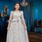 Alia Cut Organza Gown