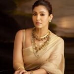 Nayanthara Inspired Tissue Silk Saree