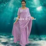 Celestia Shine Pre-Draped Saree gown
