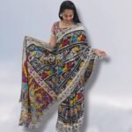 Regal Harmony Pre-Draped Saree Gown