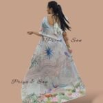 Jungle Raga Free Hand Saree