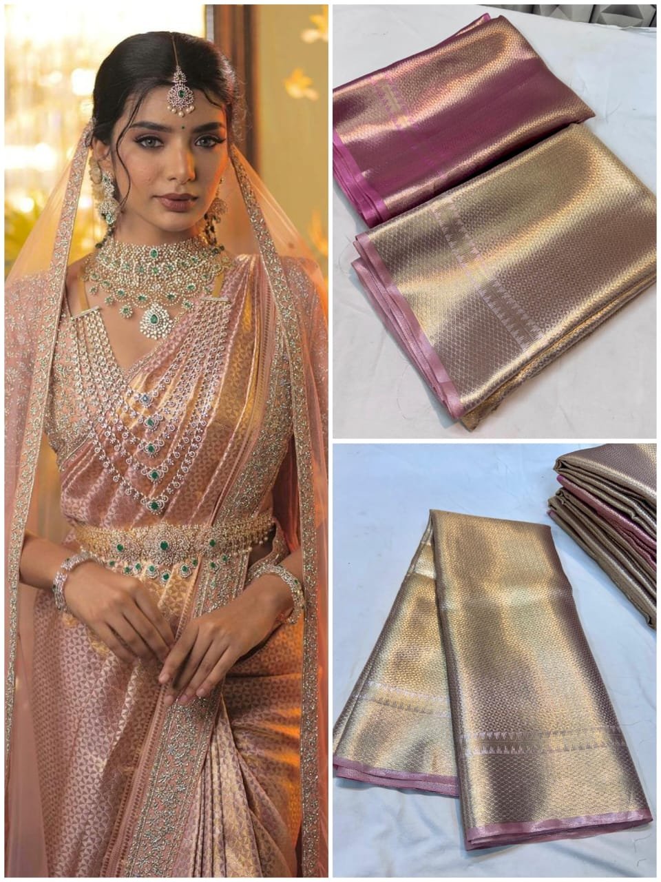 Sundew Tissue Silk Saree