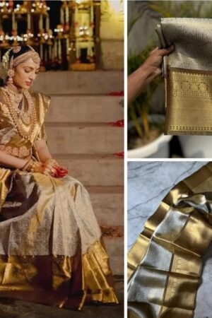 Sobhita Dhulipala Inspired Tissue Silk Saree