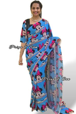 Minnie Magic Pre-Draped Saree Gown