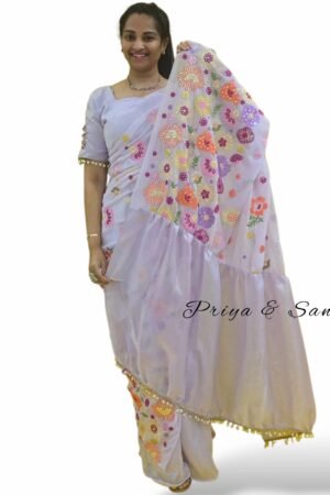 Lavender Royale 2 in 1 Saree Gown