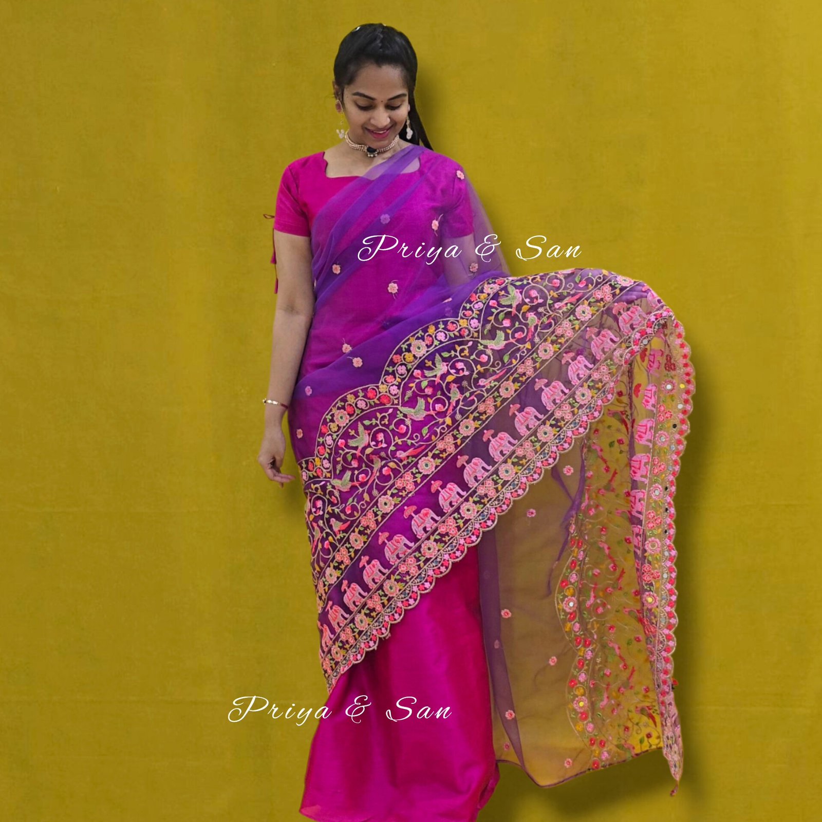 Madhuban Dreams 2 in 1 Saree Gown