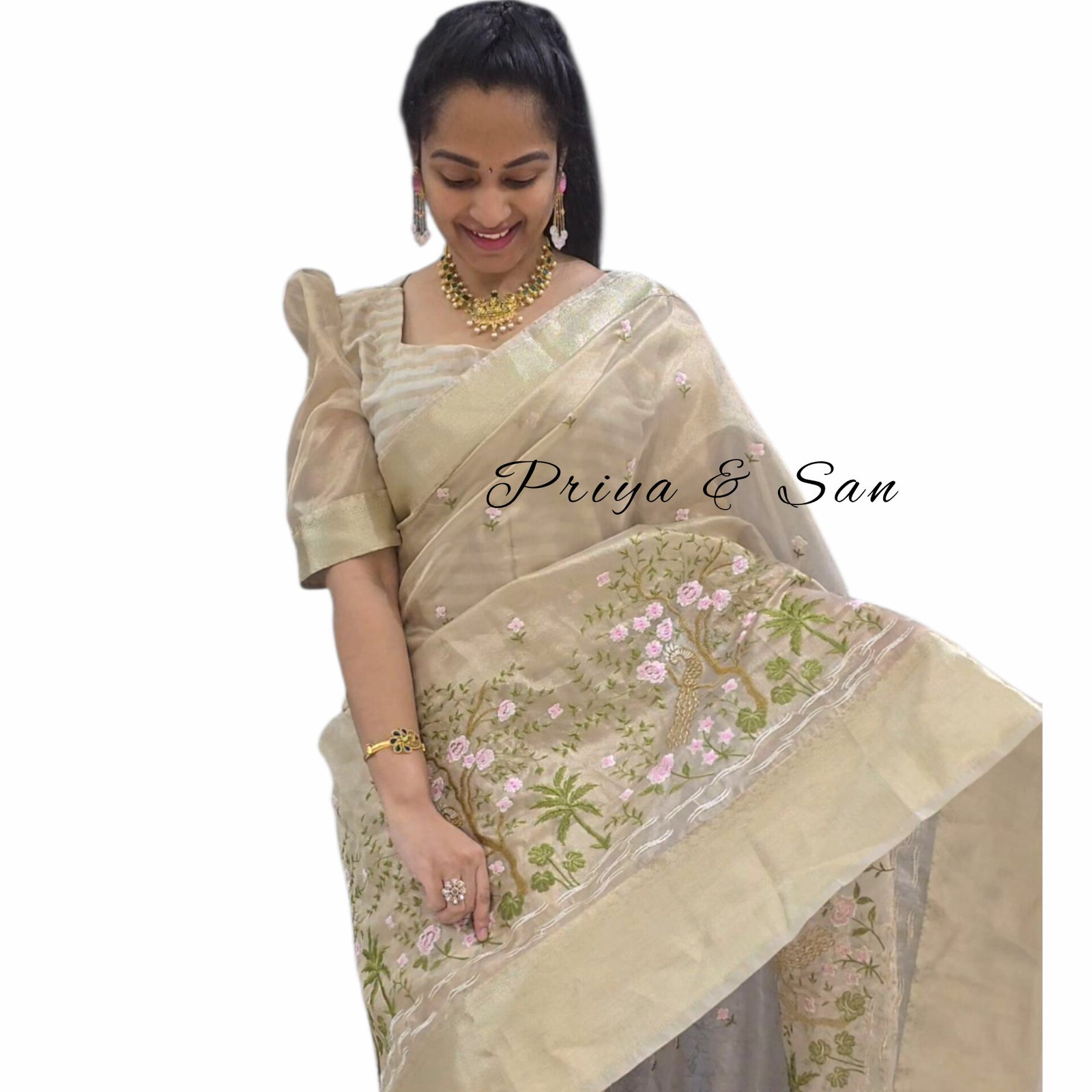 Tissue Grace Pre-Draped Saree Gown