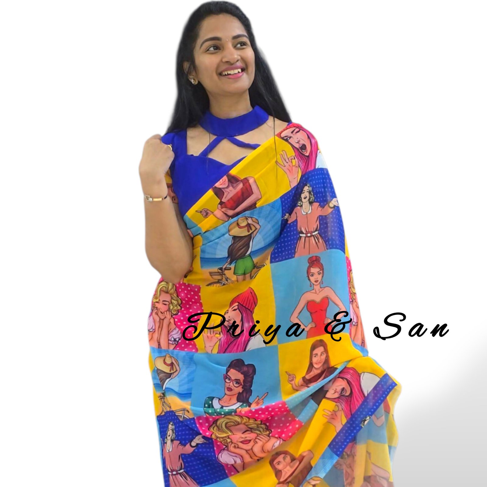 Girly Boss 2 in 1 Saree Gown