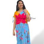 Lotus Bloom Pre-Draped Saree Gown