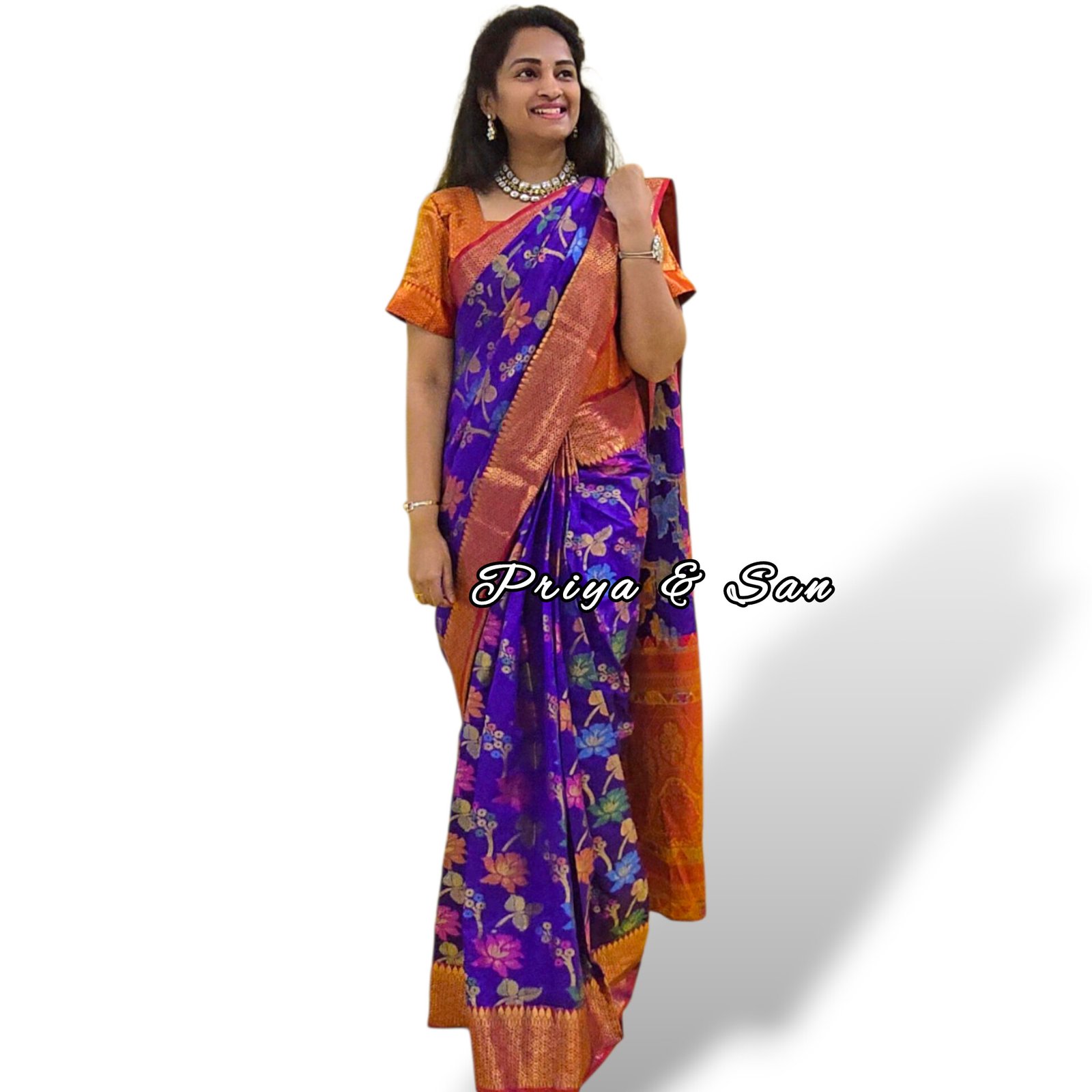 Neelanjali Pre-Draped Saree Gown