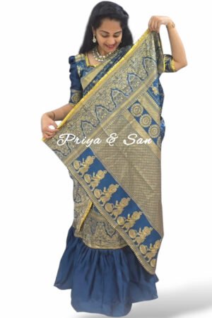 Krishna's Magic 2 in 1 Saree Gown