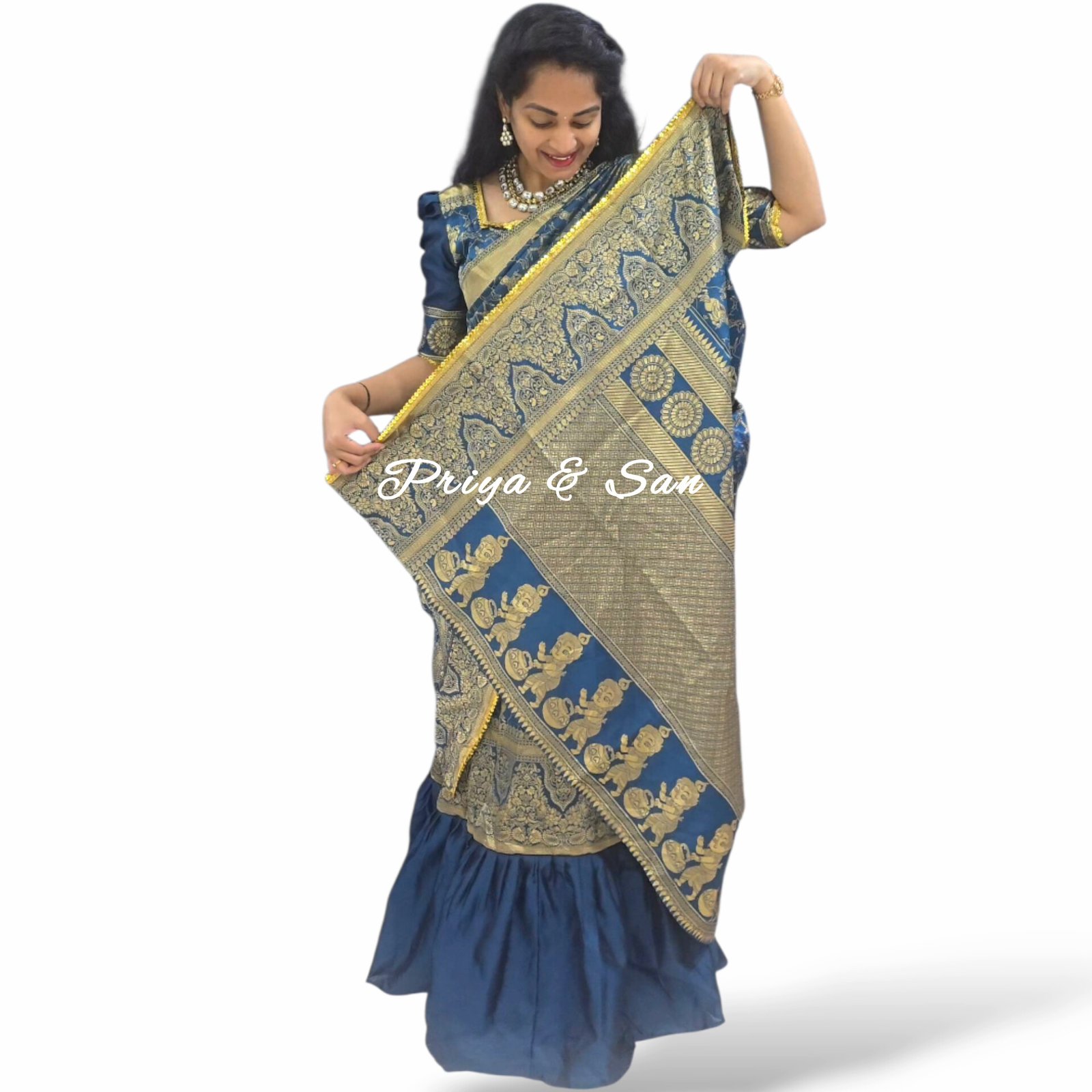 Krishna's Magic 2 in 1 Saree Gown