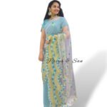 Gleam and Grace 2 in 1 Saree Gown