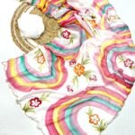 Rainbow Radiance Party Wear Saree