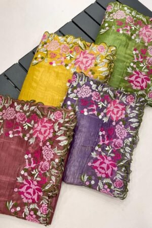 Elysian Flora Crush Silk Saree