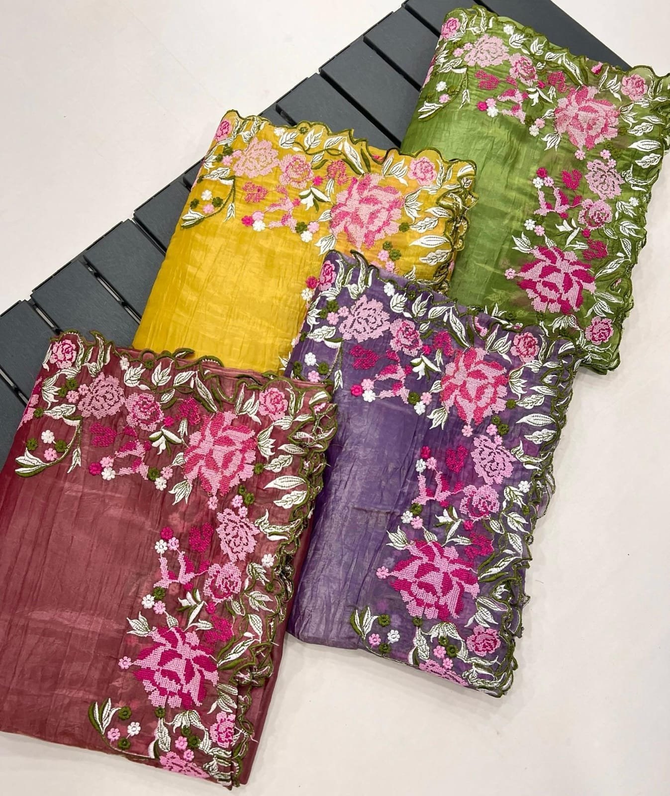 Elysian Flora Crush Silk Saree