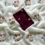 Flutter Petals Scallop Saree