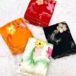 Floral Brush Elegance Saree