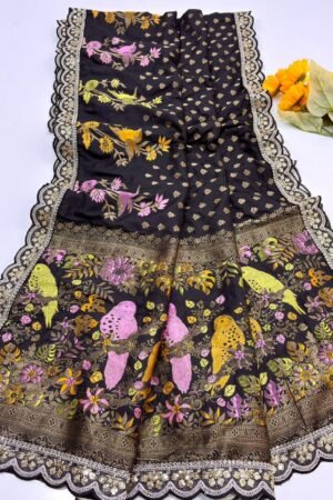 Kanika Weave Dola Silk Saree