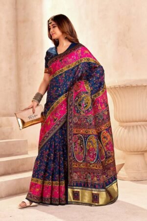 Rajwadi Pashmina Elegance Saree