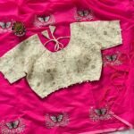 Chanderi Grace Saree (Stitched Blouse)