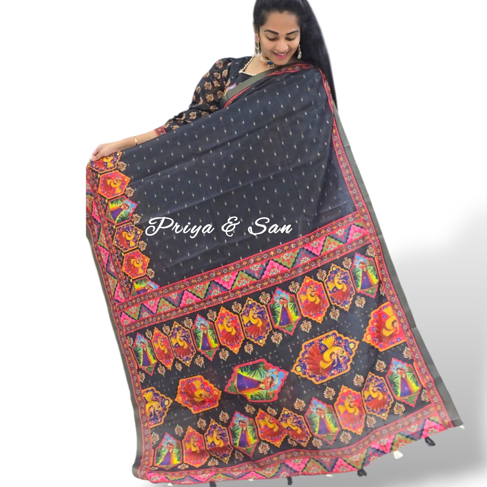 Twirl of Grace 2 in 1 Saree Gown