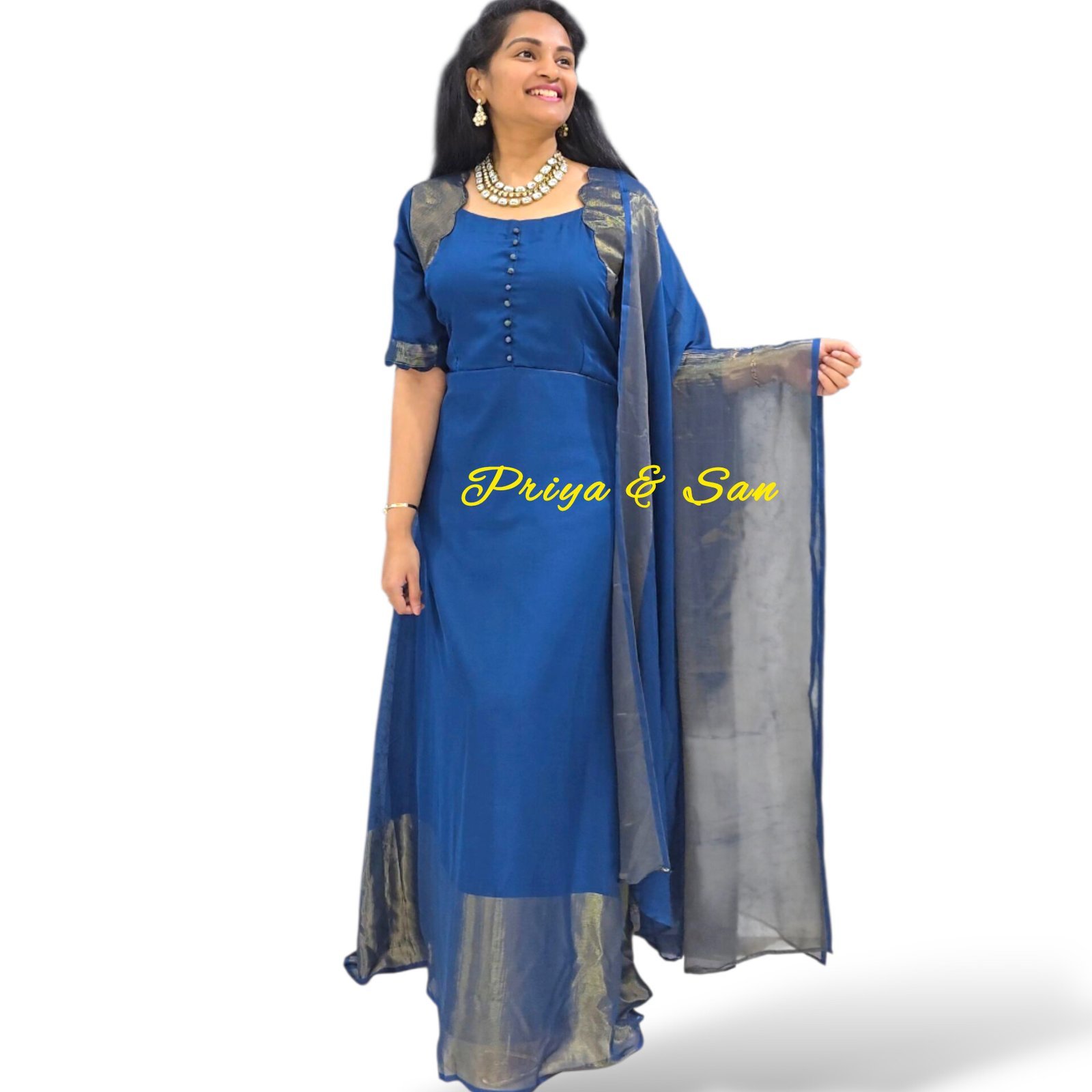 Teal Tide Elegance Dress