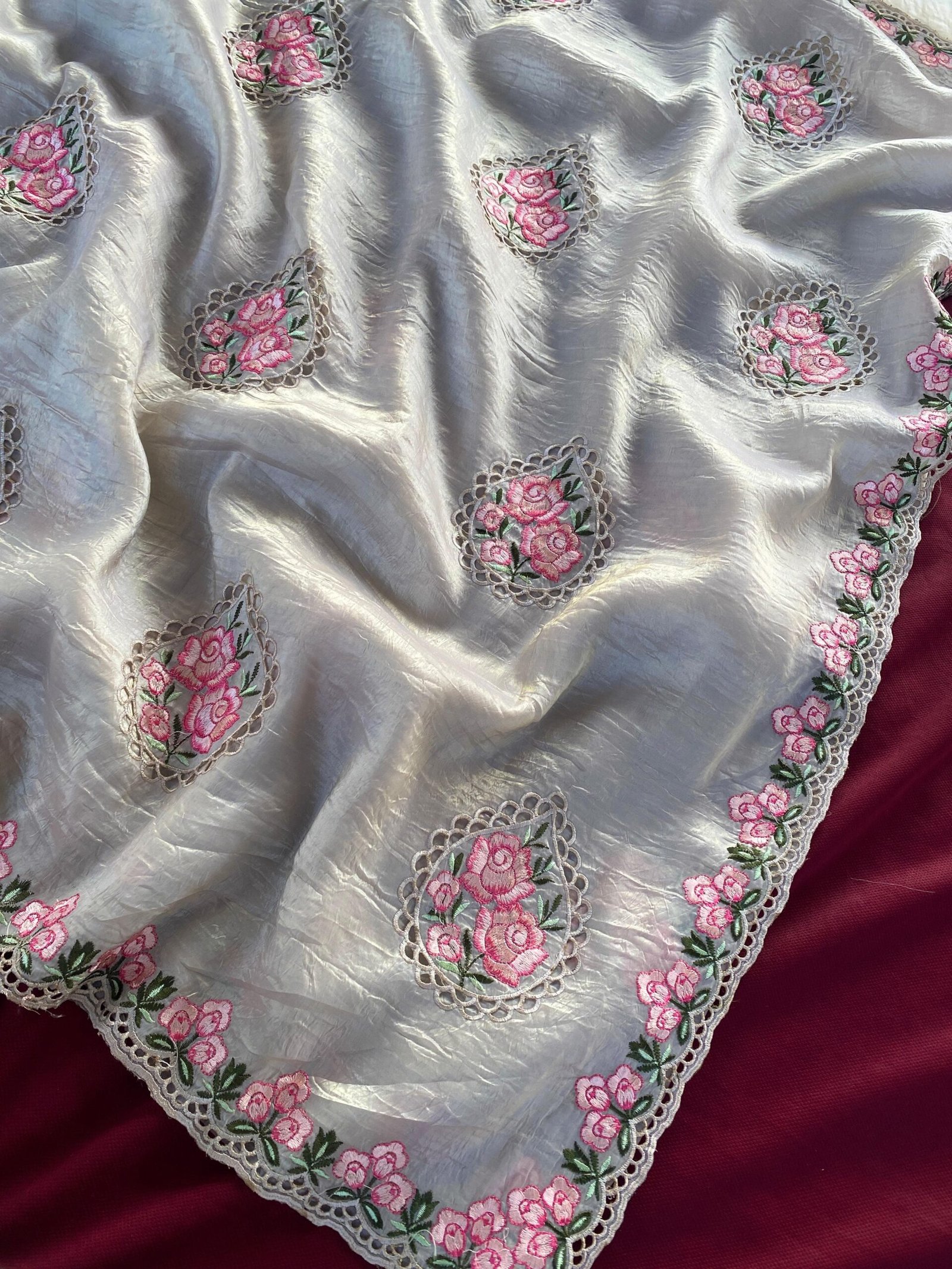 Royal Radiance Gold Crush Saree