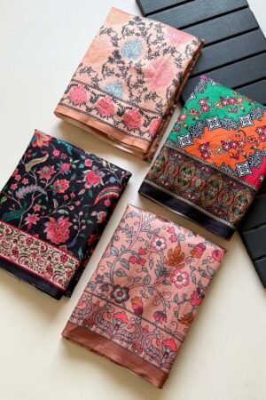 Kashmiri Heritage Winter Drape Saree