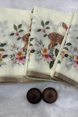 Vanika deer Bloom Saree
