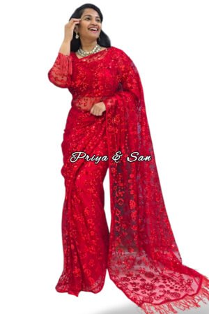 Rajkumari Royale 1 min Saree with Stitched Blouse