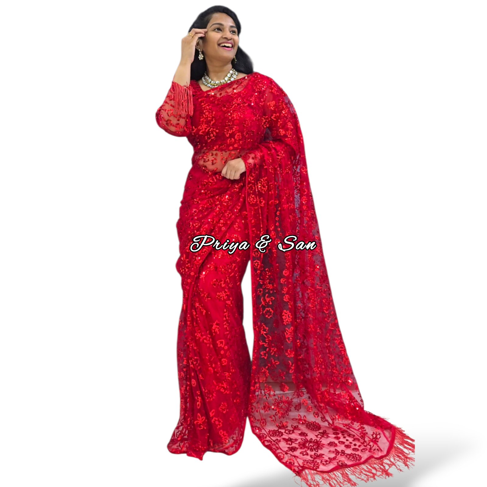 Rajkumari Royale 1 min Saree with Stitched Blouse