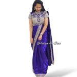 Maharanika Overcoat Pre Draped Saree Gown (Plain Sleeves)