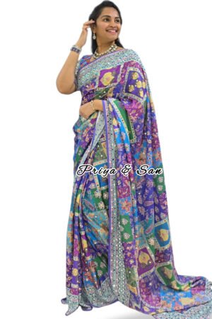 Mirror Ecstasy Royale ~Pre Draped Saree Gown