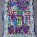 Mirror Fantasy Floral Saree (Unstitched Blouse)