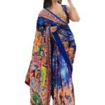 Royal Peacock Mirror Saree