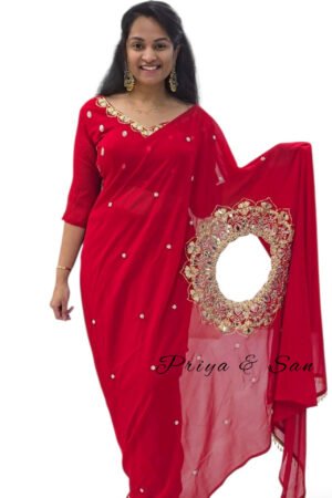Sindoor Grace 1-Min Saree (Free Size)