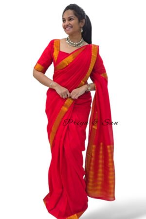Heritage Mysore Waist Open Saree Gown