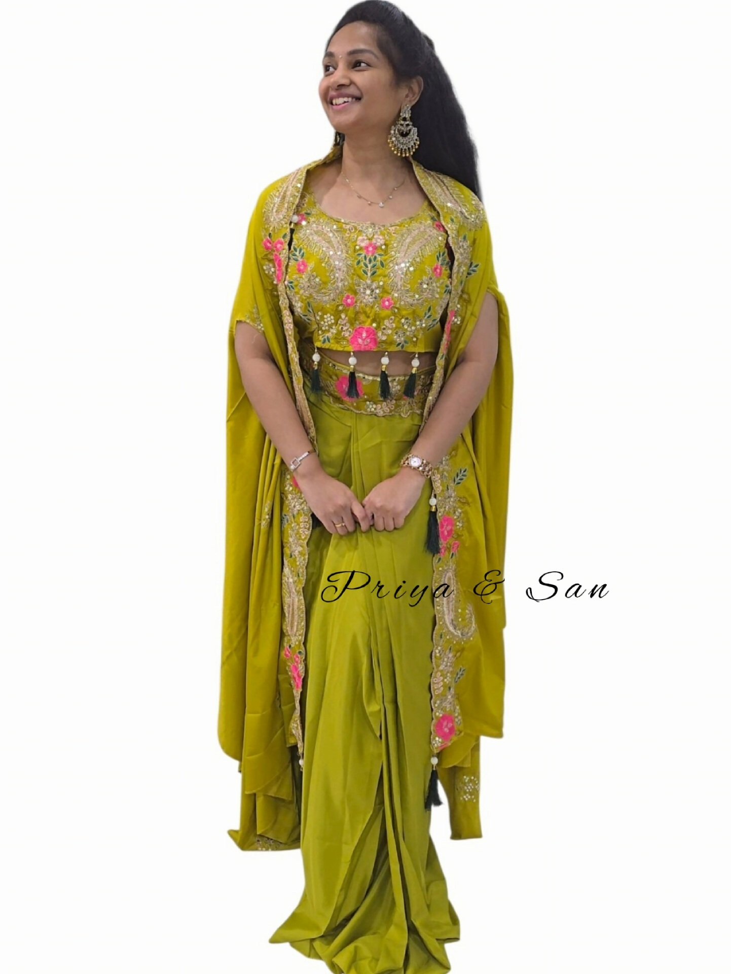 Elara Cape Set (Free Size ~ Fits Upto 2Xl) - Image 2