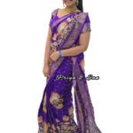 Marshmallow Waist Open Saree Gown