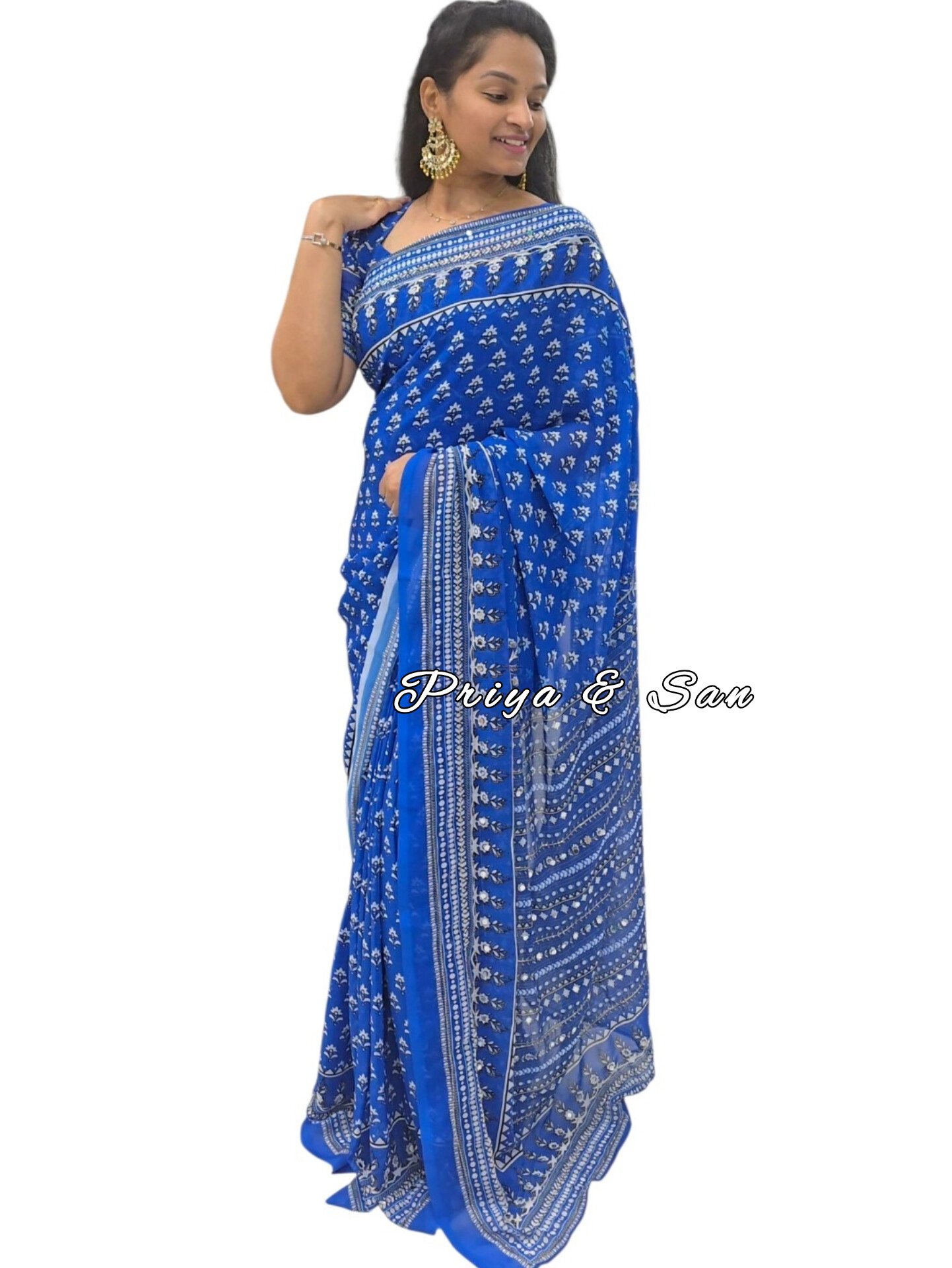 Kareena Viral Waist Open Saree - Image 4