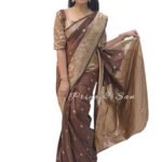 Banarasi Royal Waist Open Saree